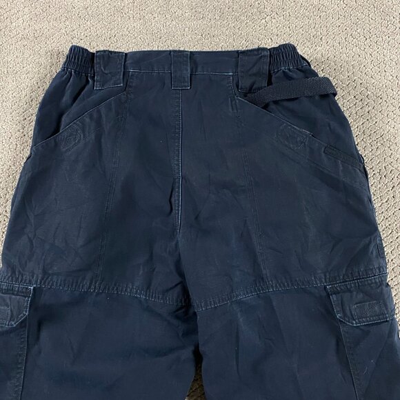 5.11 Tactical Series Cargo Pants Men's 34 x 30 Measures 31 x 29.5 Blue Ripstop - Picture 4 of 12